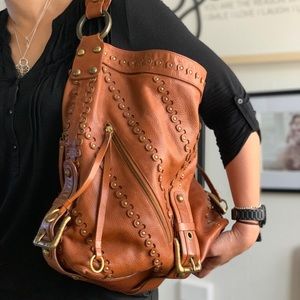 Authentic Isabella Fiore leather handbag